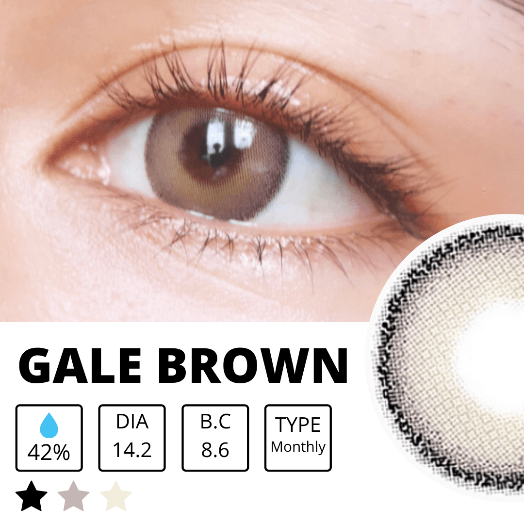 Glitzlens Gale น้ำตาล — คอนแทคเลนส์สี ซิลิโคนไฮโดรเจล รายเดือน