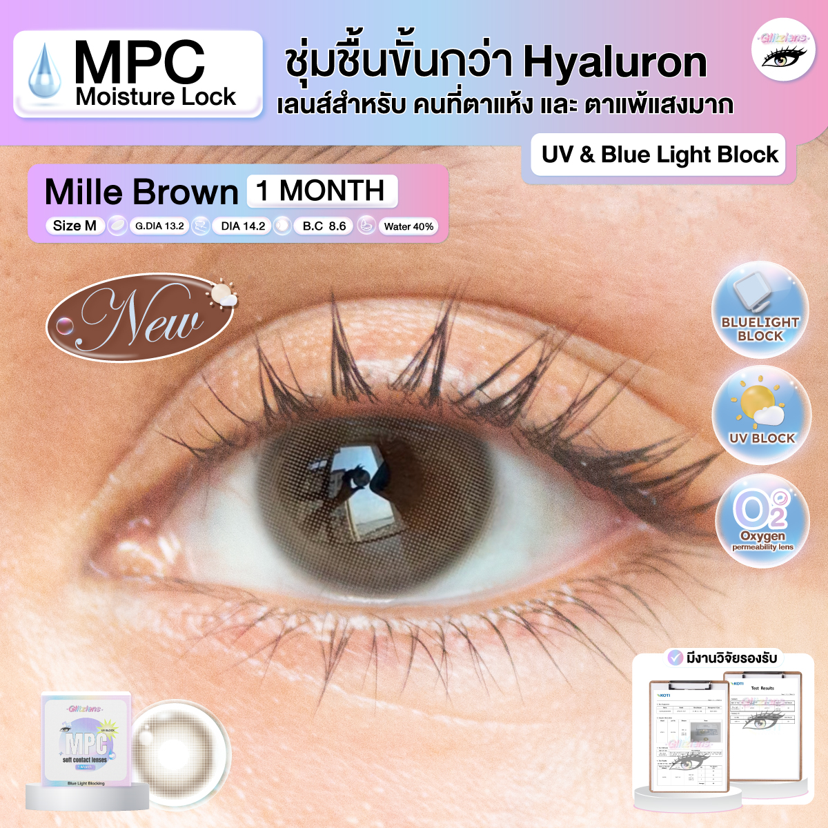 MPC คืออะไร? เทคโนโลยีเลนส์เลียนแบบเยื่อหุ้มเซลล์มนุษย์ที่ล็อกความชุ่มชื้น